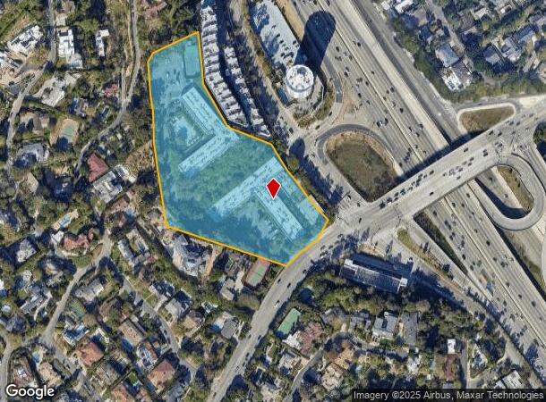  11461 W Sunset Blvd, Los Angeles, CA Parcel Map