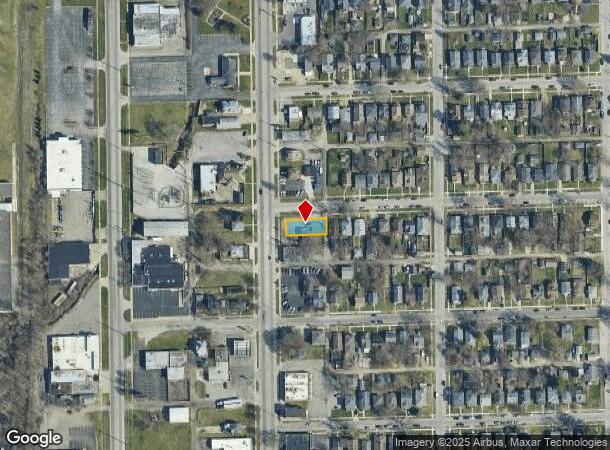  2502 S Michigan St, South Bend, IN Parcel Map