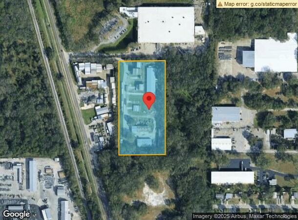  7371 Rowlett Park Dr, Tampa, FL Parcel Map