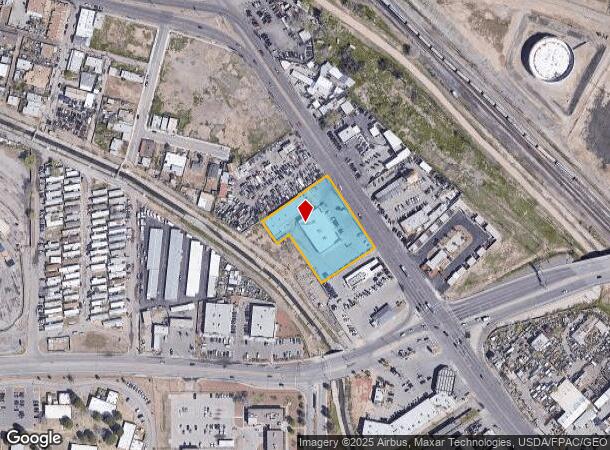  6930 Alameda Ave, El Paso, TX Parcel Map