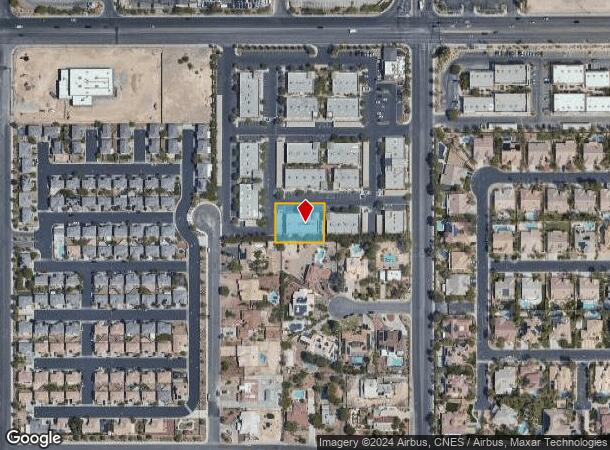  145 E Warm Springs Rd, Las Vegas, NV Parcel Map