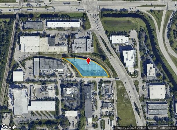 1301 Sw 2Nd St, Pompano Beach, FL Parcel Map