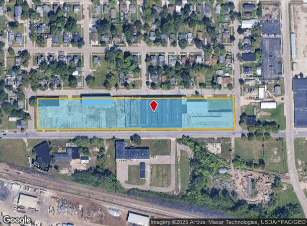  1014 Erie St, Adrian, MI Parcel Map