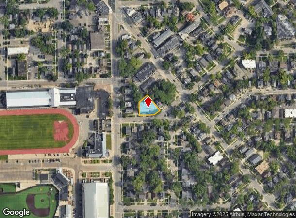 711 Arch St, Ann Arbor, MI Parcel Map
