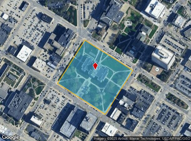 800 Adams St, Toledo, OH Parcel Map