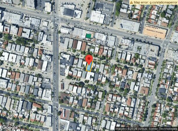  6124 Alcott St, Los Angeles, CA Parcel Map