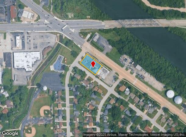  12730 Cal Sag Rd, Crestwood, IL Parcel Map