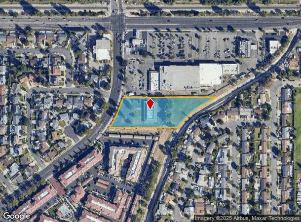 1844 Sycamore Dr, Simi Valley, CA Parcel Map