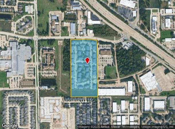 9611 Grant Rd, Houston, TX Parcel Map