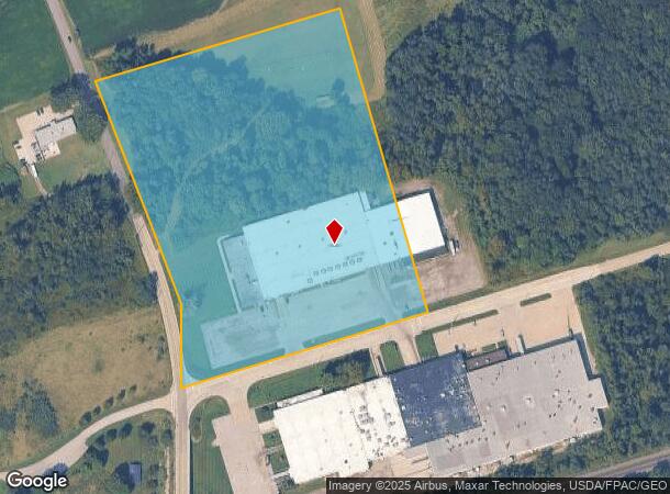 1370 Chamberlain Blvd, Conneaut, OH Parcel Map