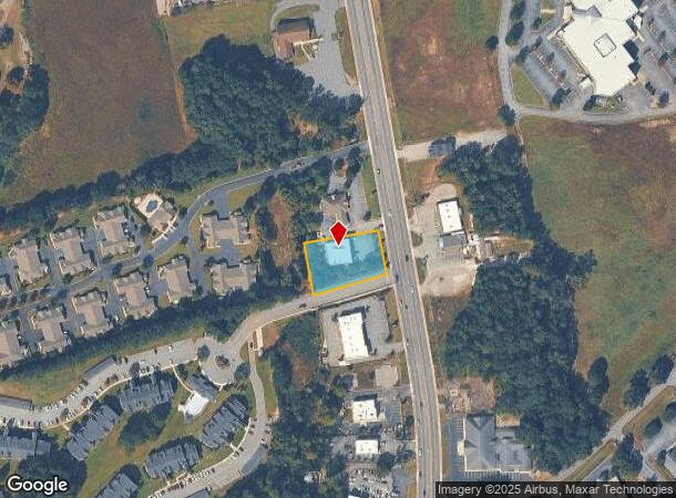  1823 A & B E Greenville St, Anderson, SC Parcel Map
