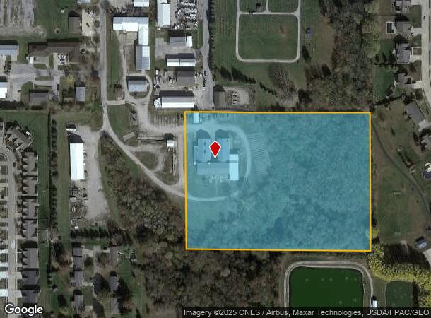  201 Terrace Dr, Blue Grass, IA Parcel Map