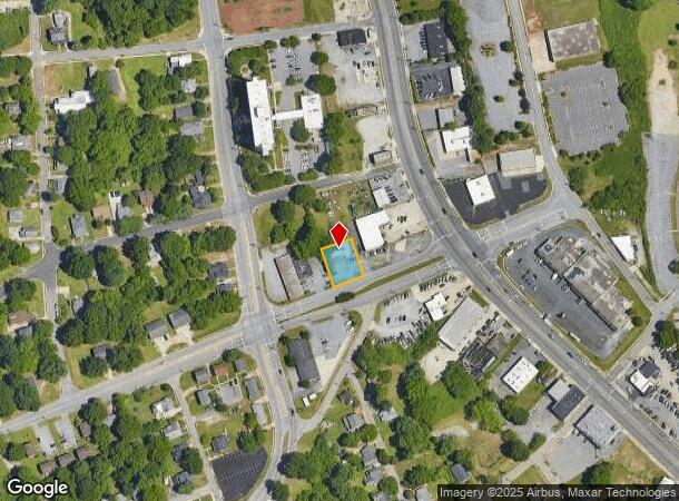  210 W Ward Ave, High Point, NC Parcel Map