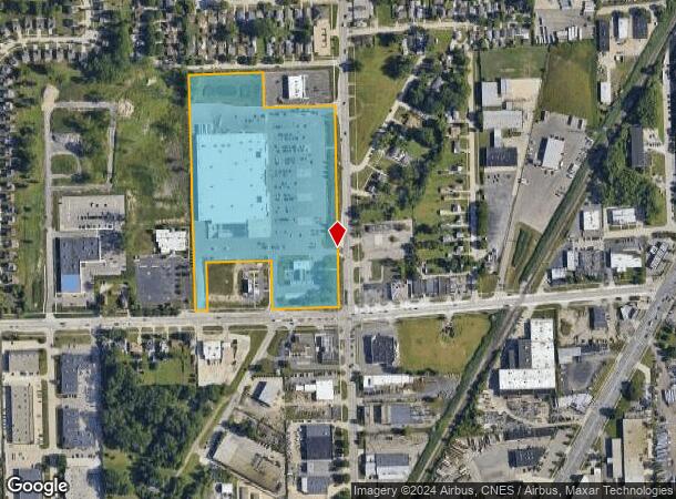  25225 Schoenherr Rd, Warren, MI Parcel Map