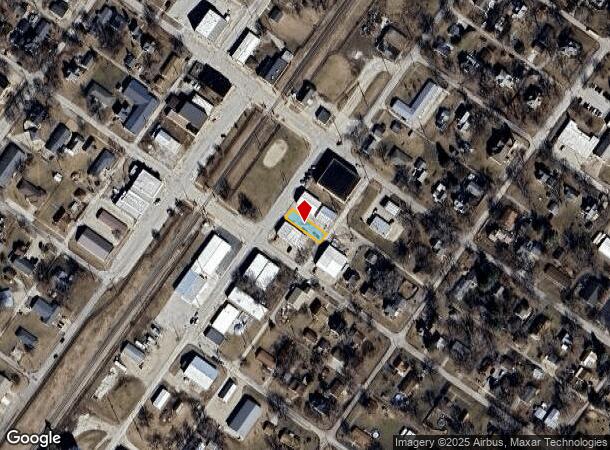  117 S Front St, Odell, IL Parcel Map
