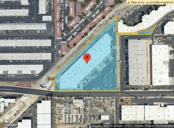  4170 W Harmon Ave, Las Vegas, NV Parcel Map