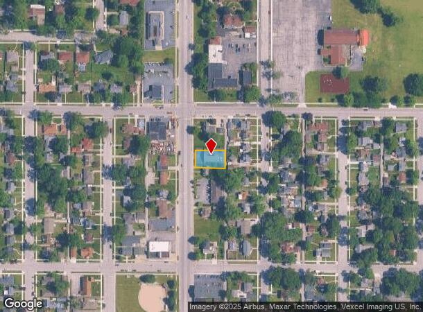 437 N Broad St, Griffith, IN Parcel Map