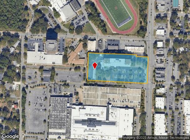  400 N University Ave, Little Rock, AR Parcel Map