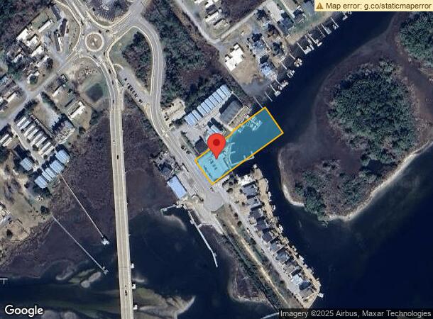  806 Roland Ave, Surf City, NC Parcel Map