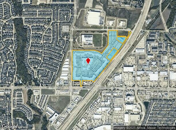  820 W Stacy Rd, Allen, TX Parcel Map