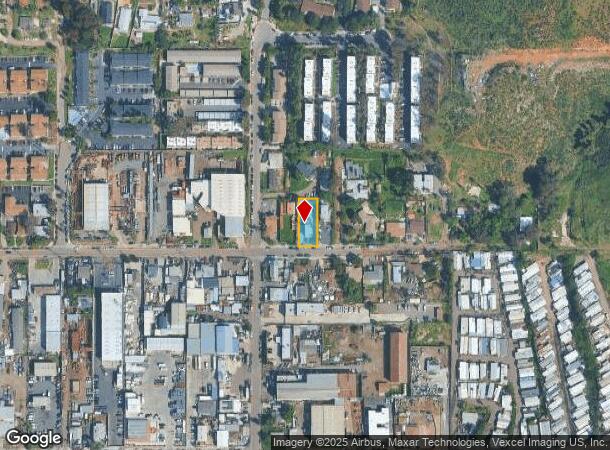 9208 Harness St, Spring Valley, CA Parcel Map