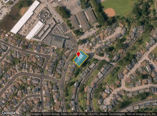  667 Crespi Dr, Pacifica, CA Parcel Map