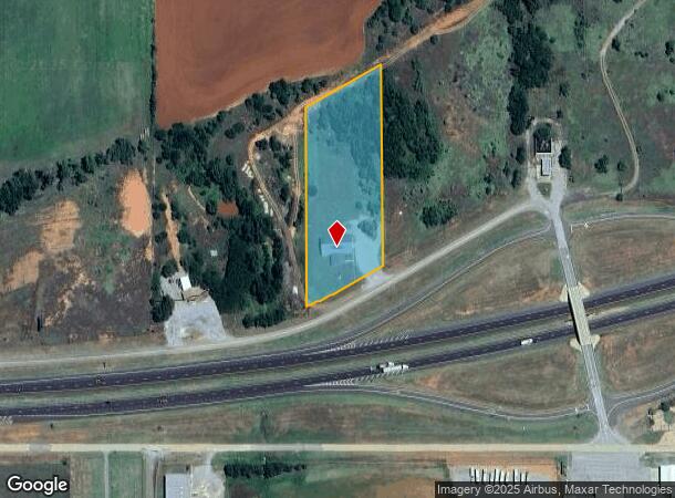 22211 N Frontage Rd, Clinton, OK Parcel Map