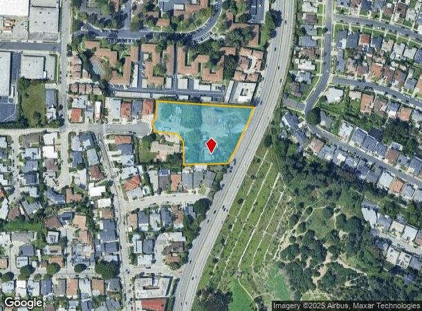  3814 S Lenawee Ave, Culver City, CA Parcel Map