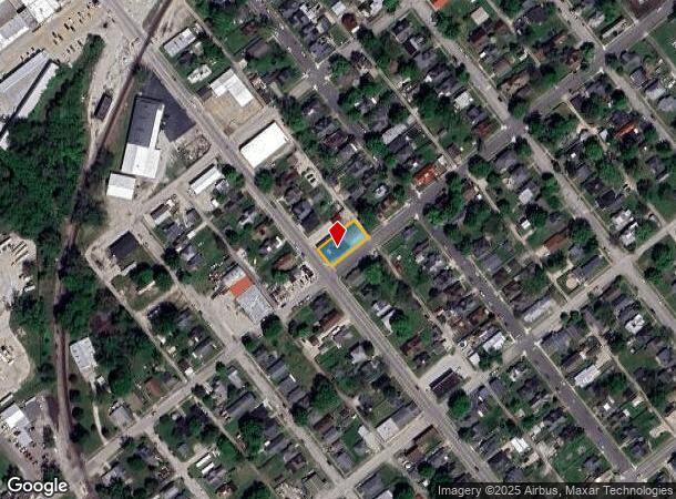  1240 Main St, Vincennes, IN Parcel Map