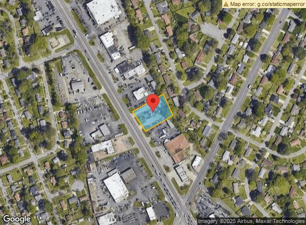  3542 N Military Hwy, Norfolk, VA Parcel Map