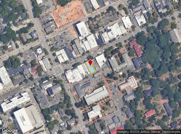  128 E Franklin St, Chapel Hill, NC Parcel Map