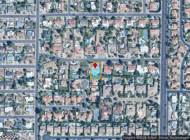  5449 E Crocus Dr, Scottsdale, AZ Parcel Map