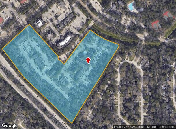 333 Holly Creek Ct, Spring, TX Parcel Map