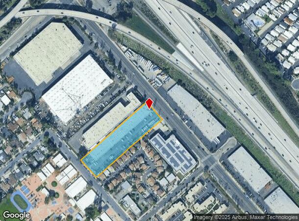 12410 Foothill Blvd, Sylmar, CA Parcel Map