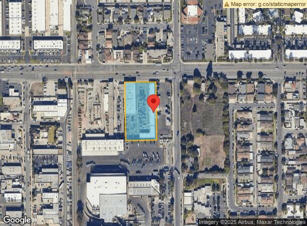  7582 Warner Ave, Huntington Beach, CA Parcel Map