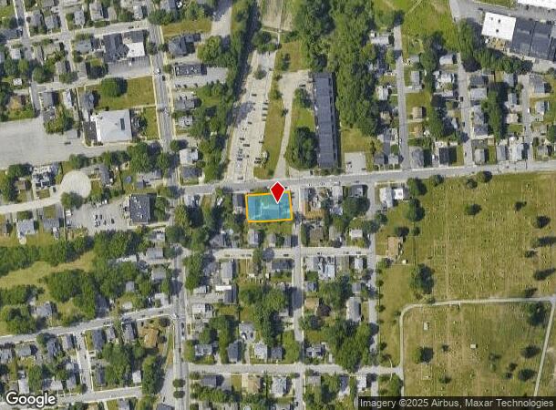 17 Franklin St, Warren, RI Parcel Map