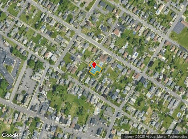 617 E Warren St, Dunmore, PA Parcel Map