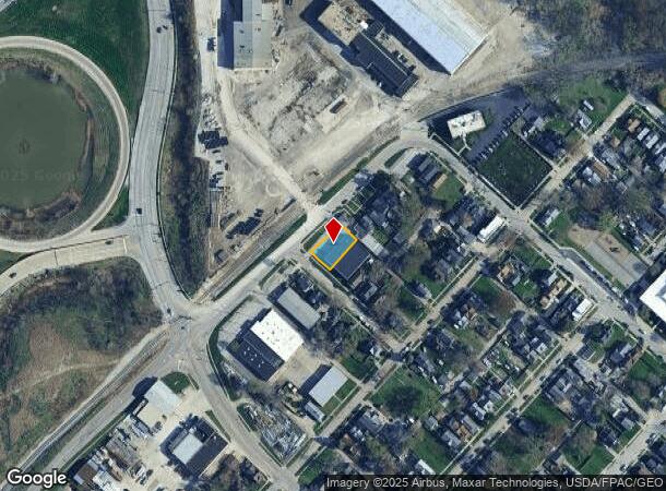  726 Vandalia St, Toledo, OH Parcel Map