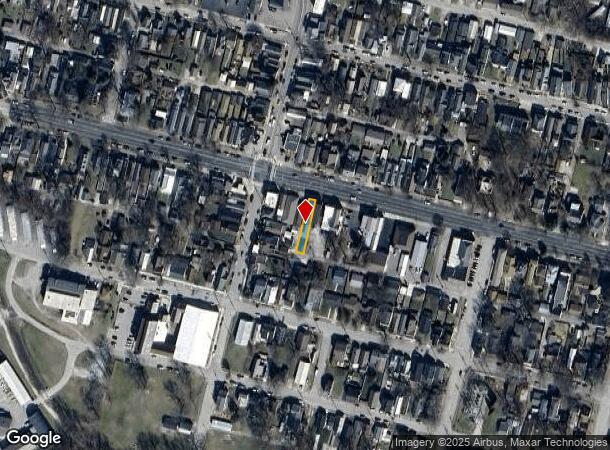  833 W Main St, Madison, IN Parcel Map