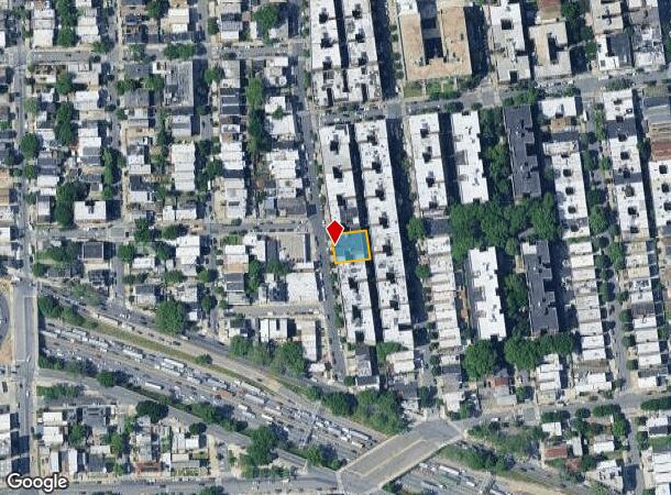  1452 Beach Ave, Bronx, NY Parcel Map