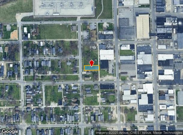  1821 Webster St, Fort Wayne, IN Parcel Map