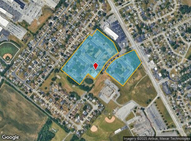  595 Tulip Ln, New Castle, DE Parcel Map