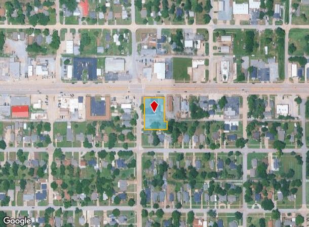  839 W Elm Ave, Yukon, OK Parcel Map