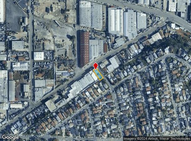  3414 Fowler St, Los Angeles, CA Parcel Map