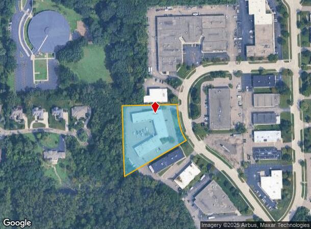  21291 Hilltop St, Southfield, MI Parcel Map