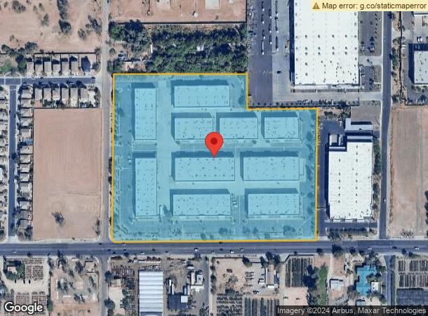  3602 E Southern Ave, Phoenix, AZ Parcel Map