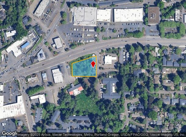  6636 Sw Beaverton Hillsdale Hwy, Portland, OR Parcel Map