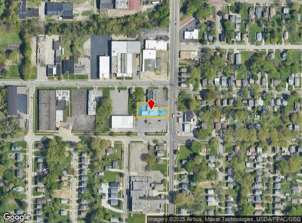  986 Brown St, Akron, OH Parcel Map