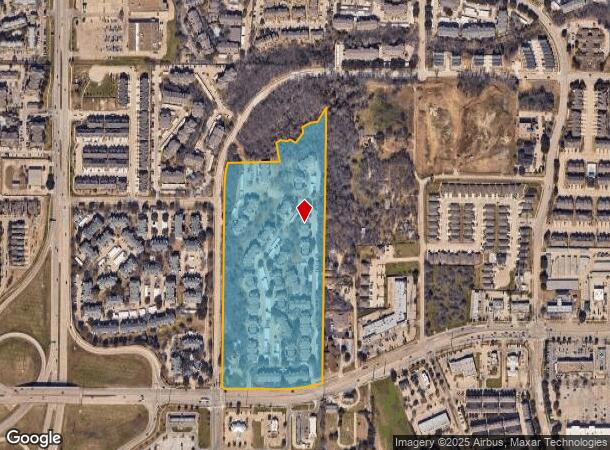  201 E Round Grove Rd, Lewisville, TX Parcel Map