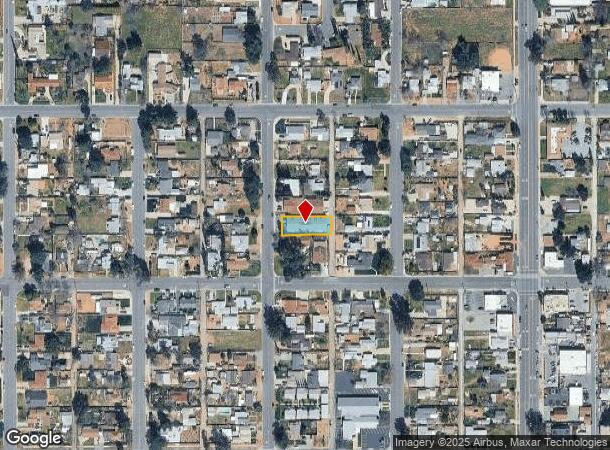 1026 Edgar Ave, Beaumont, CA Parcel Map